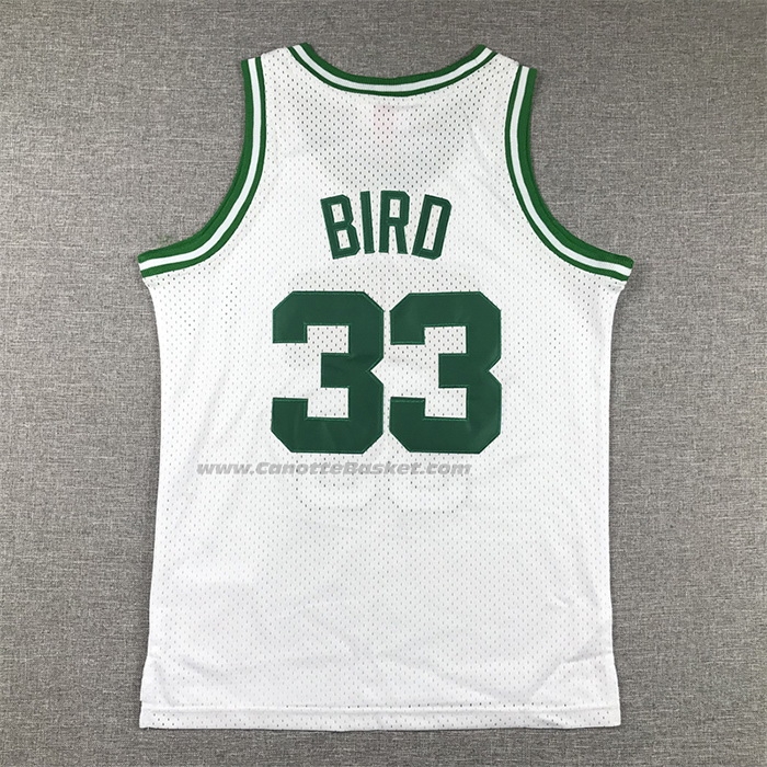 Maglia Bambino Boston Celtics Larry Bird #33 Mitchell & Ness 1985-86 Bianco